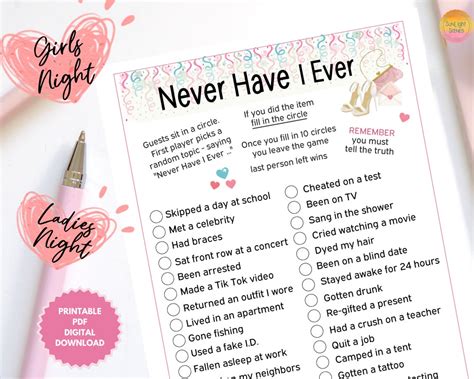 Never Have I Ever: A Party Game Exploding With Embarrassment and Hilarious Confessions!