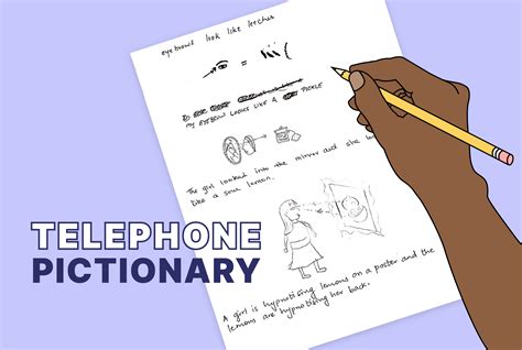 Telephone Pictionary: A Hilariously Misinterpreted Drawing and Guessing Game!